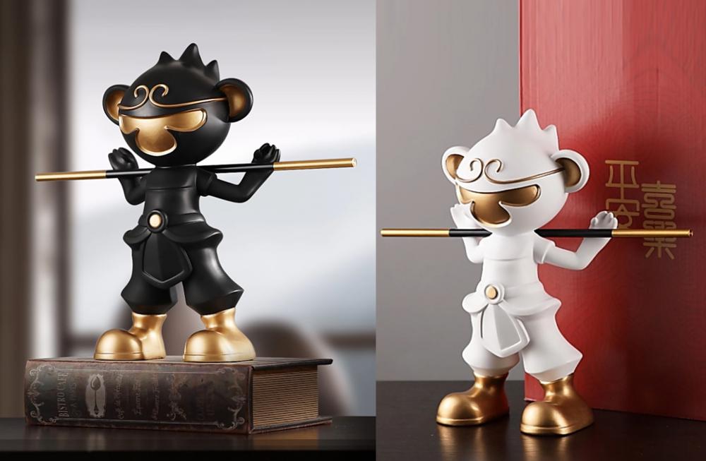 手辦·黑白悟空3D打印模型