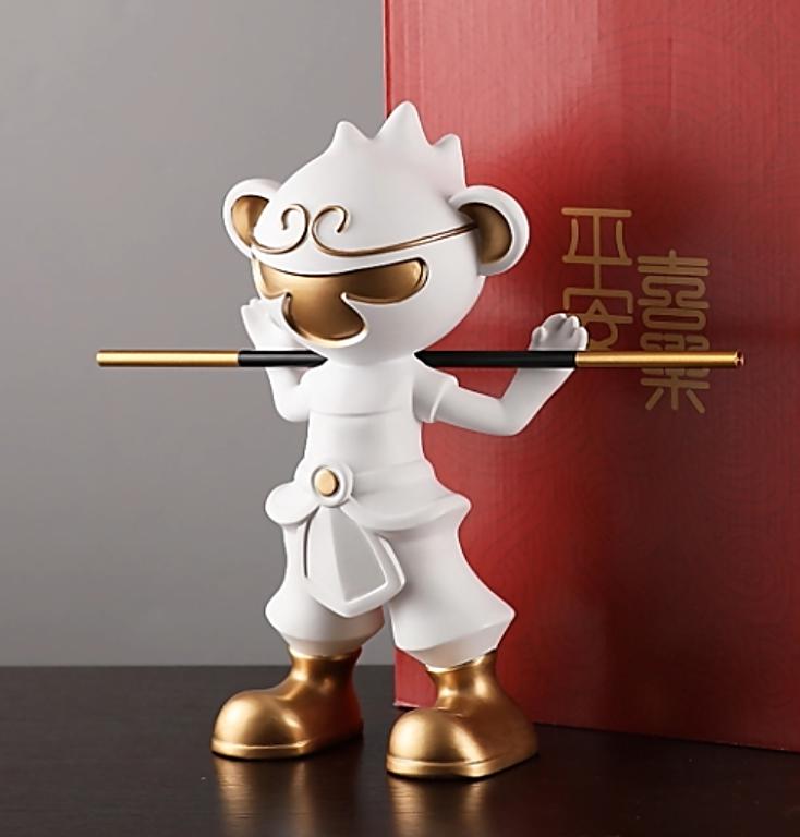 手辦·黑白悟空3D打印模型