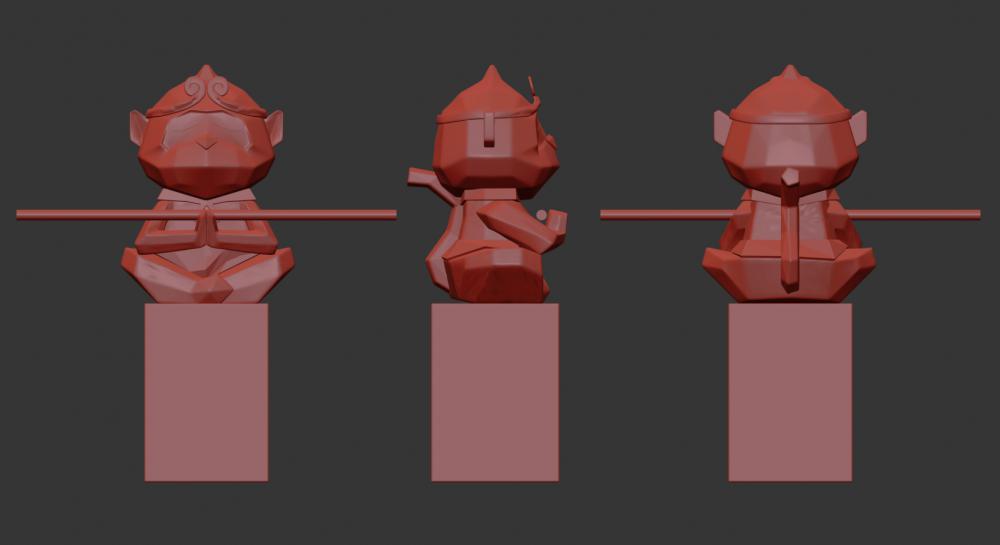 手辦·悟空念念3D打印模型