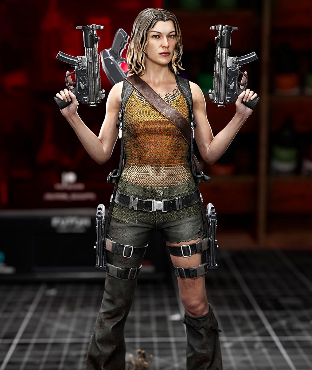 生化危機(jī) 愛(ài)麗斯 電影版3D打印模型