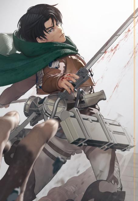 進(jìn)擊的巨人 利威爾兵長3D打印模型