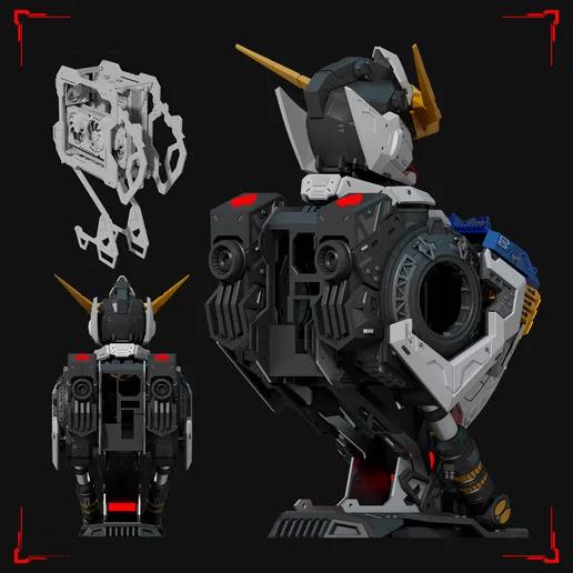 高達 電腦機箱模型 巴巴托斯高達3D打印模型