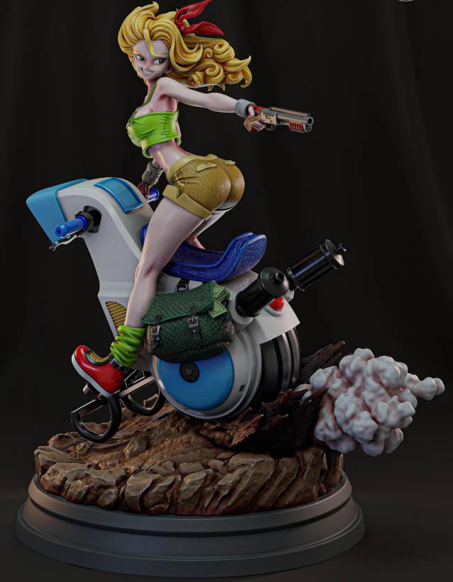 蘭琪(騎摩托) 龍珠3D打印模型