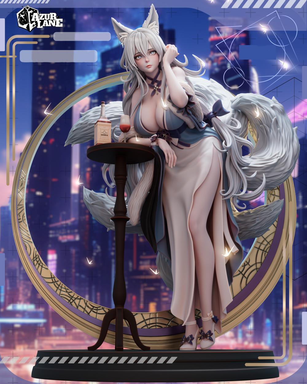 碧藍航線 信濃 禮服和泳裝3D打印模型