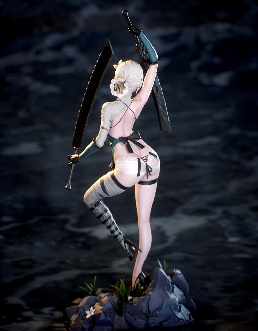 尼爾新紀元 凱妮3D打印模型