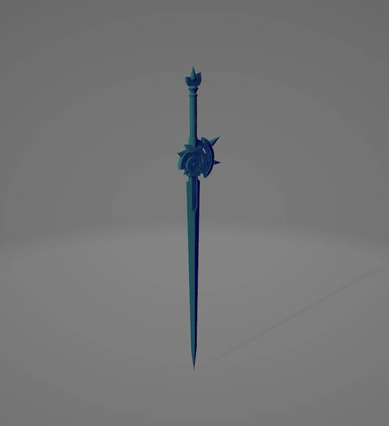 原神 鐵蜂刺3D打印模型