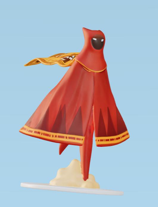 風(fēng)之旅人3D打印模型