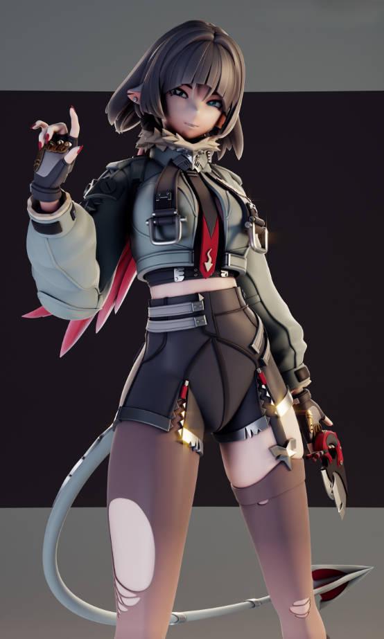 絕區(qū)零 簡(jiǎn).杜3D打印模型