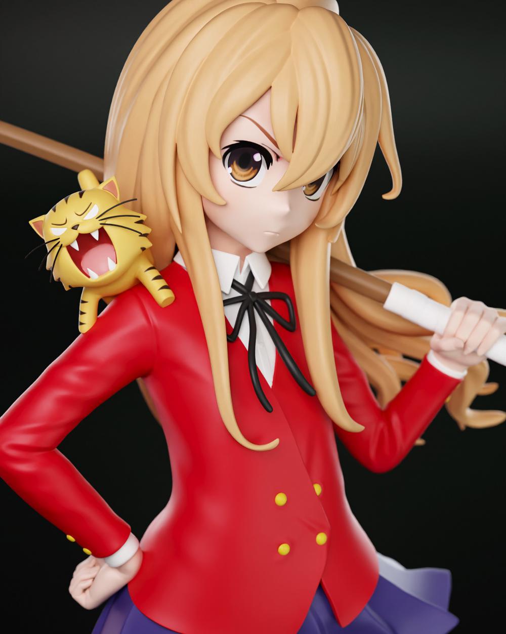 龍與虎 逢坂大河3D打印模型