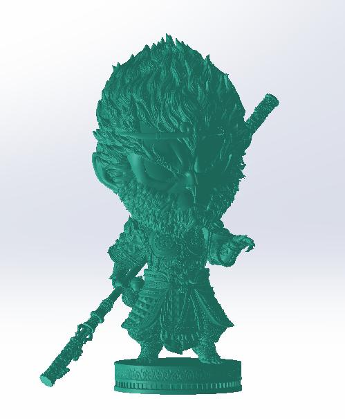 Q版黑神話悟空3D打印模型