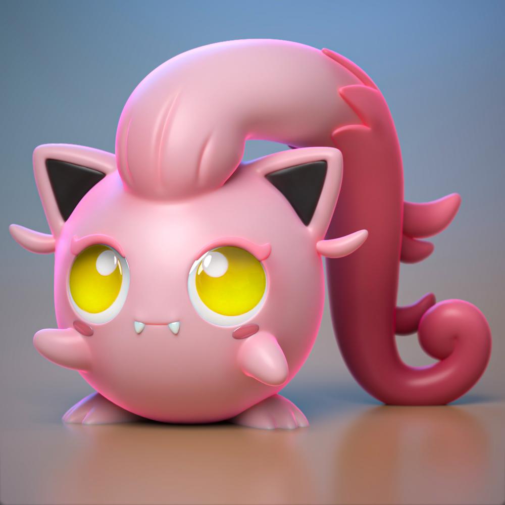 寶可夢吼叫尾3D打印模型