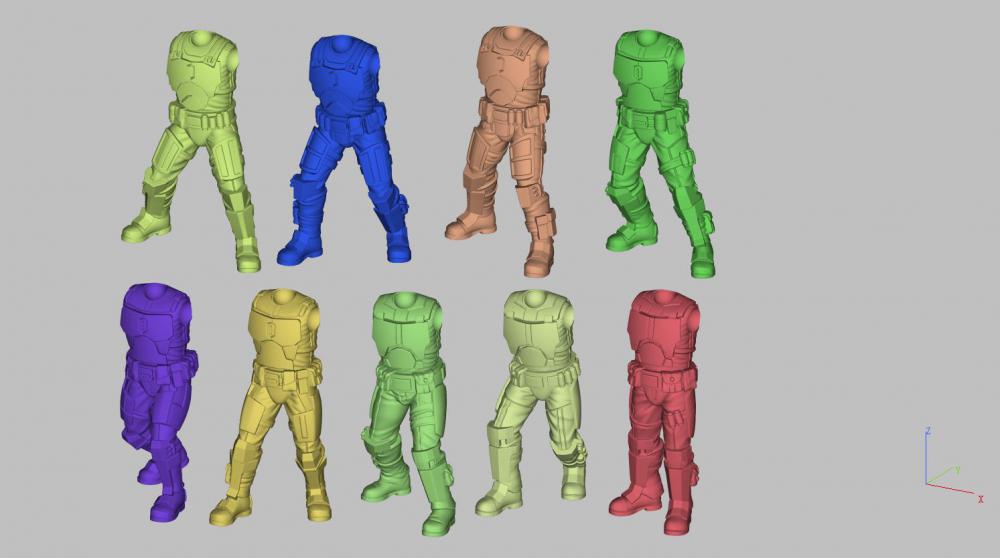 恐怖部隊(duì)（一）3D打印模型