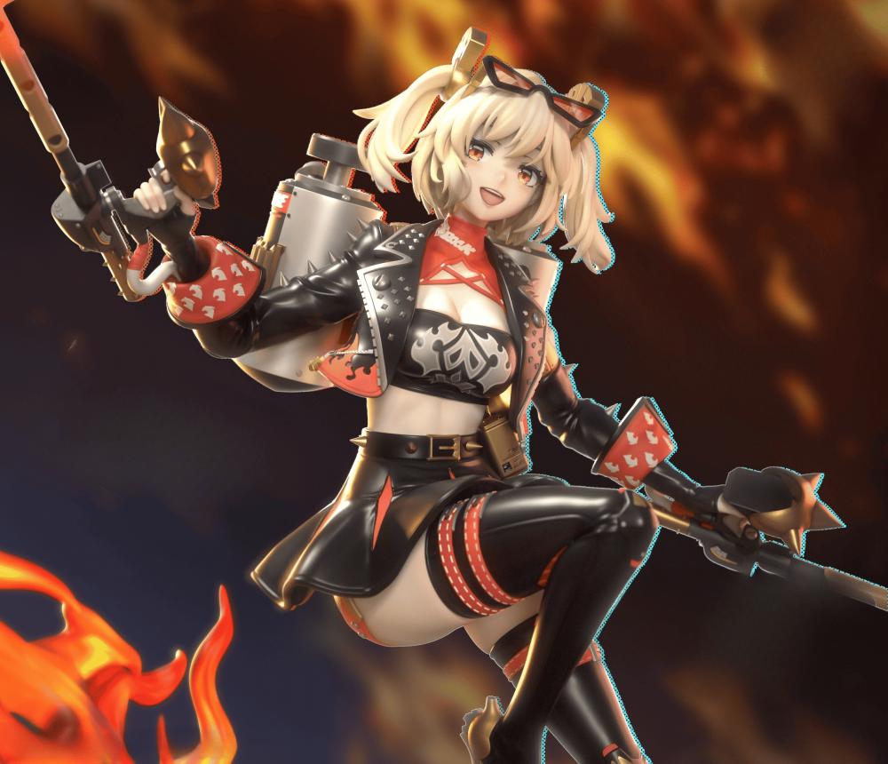 絕區(qū)零 柏妮思·懷特3D打印模型