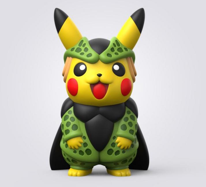 皮卡丘(cos沙魯)3D打印模型