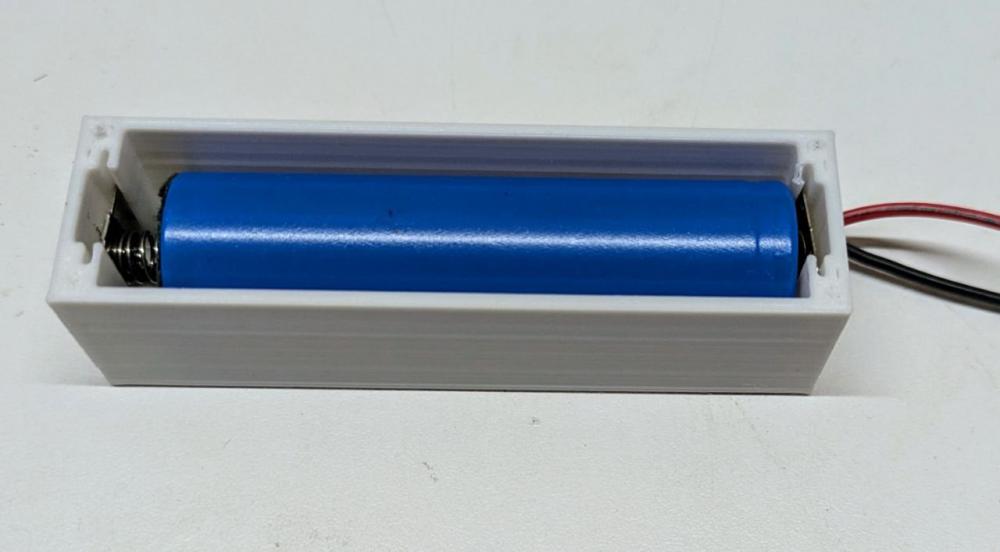 18650電池盒3D打印模型