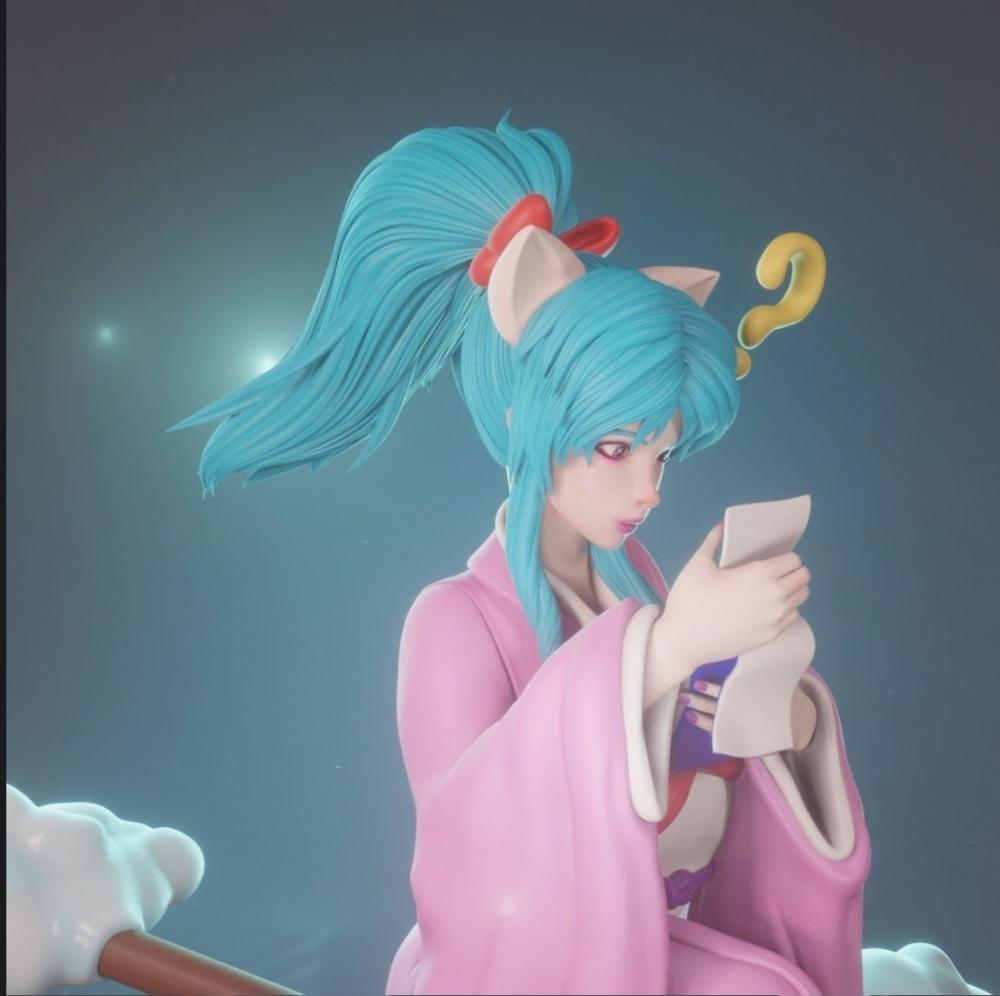 幽游白書 牡丹3D打印模型