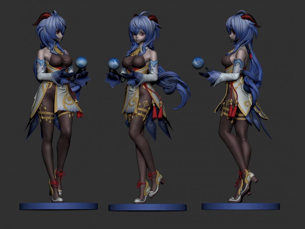 原神 甘雨3D打印模型