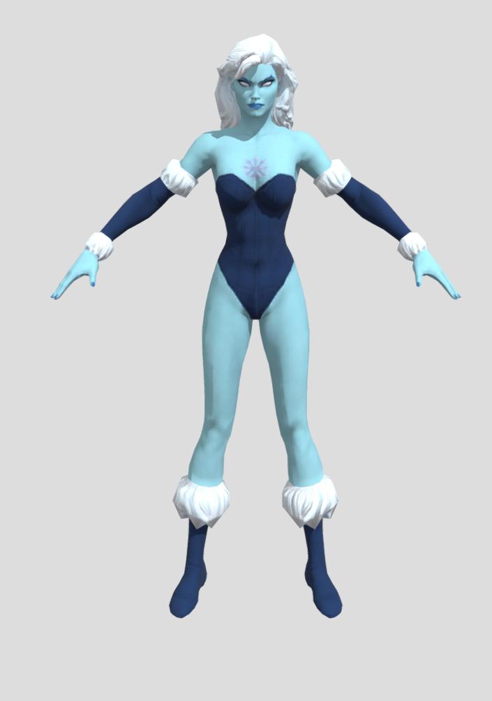 凱特琳·斯諾 殺手霜凍3D打印模型