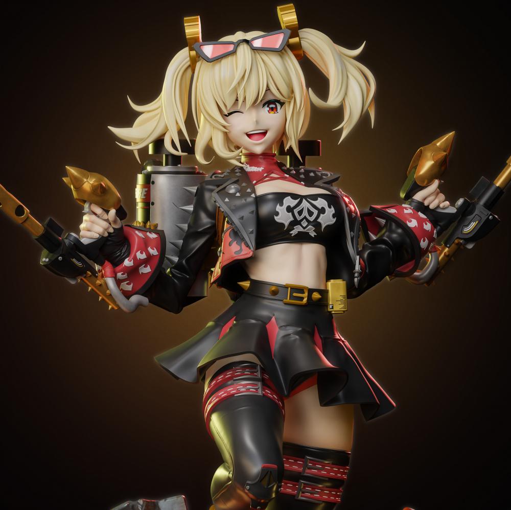 絕區(qū)零 柏妮思·懷特3D打印模型