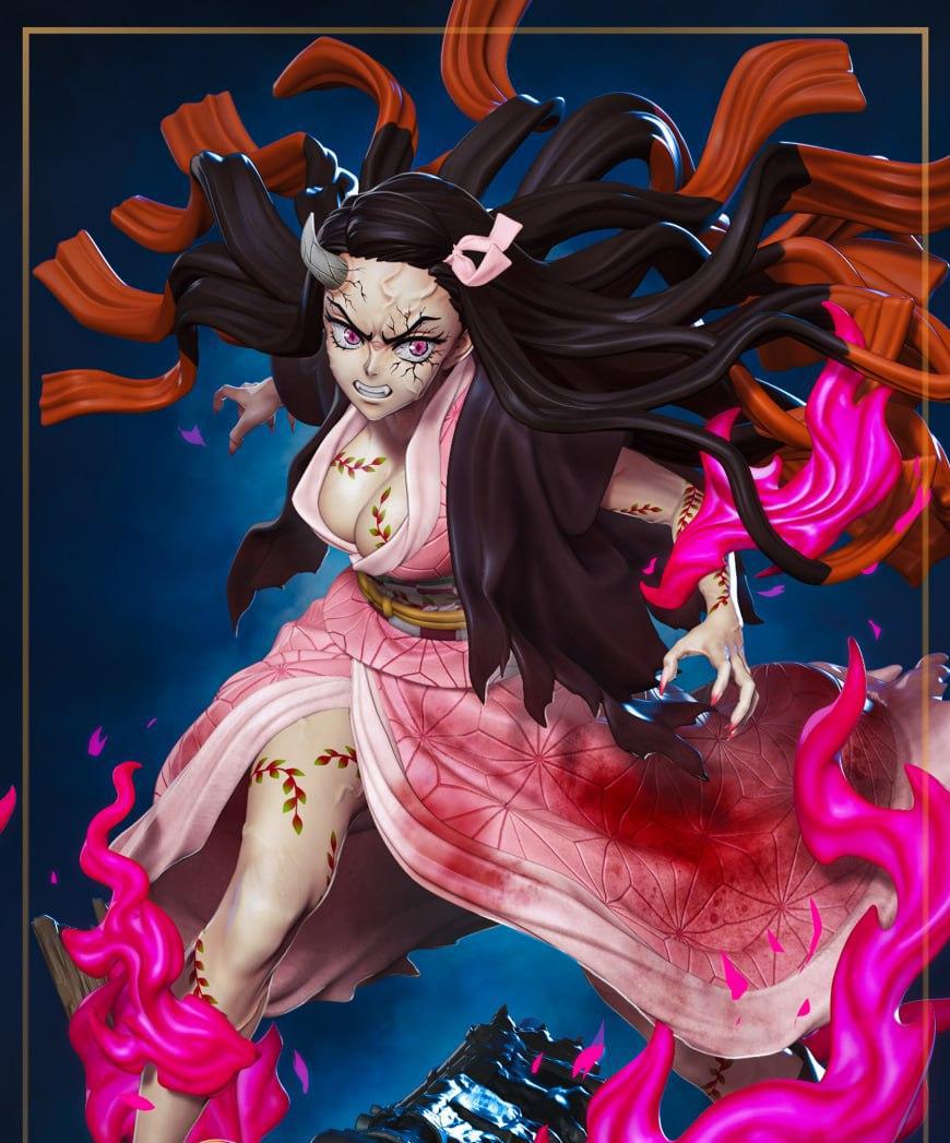 鬼滅之刃 灶門禰豆子3D打印模型