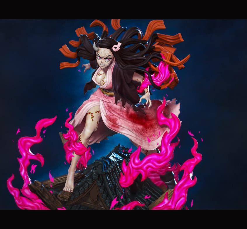 鬼滅之刃 灶門禰豆子3D打印模型