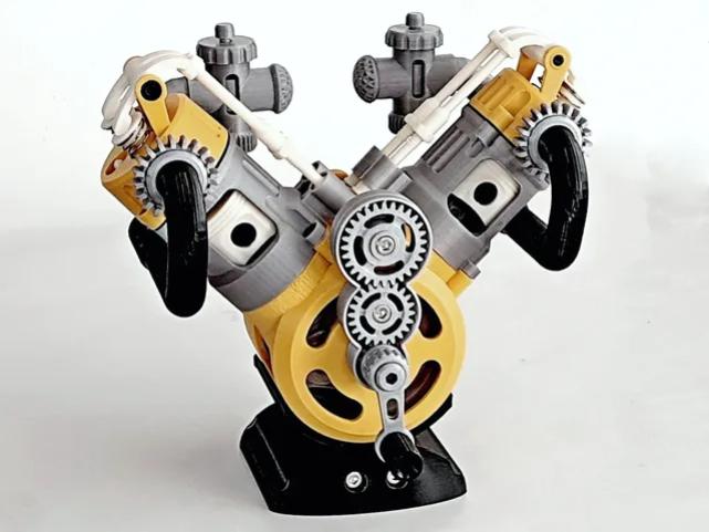 發(fā)動(dòng)機(jī)3D打印模型