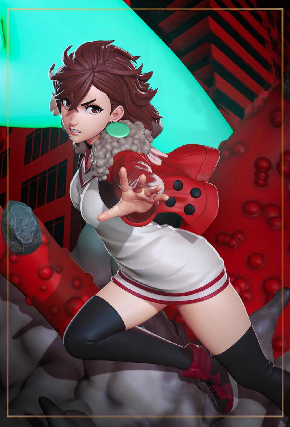 膽大黨 綾瀨桃3D打印模型