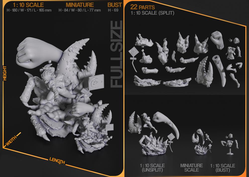 膽大黨 綾瀨桃3D打印模型