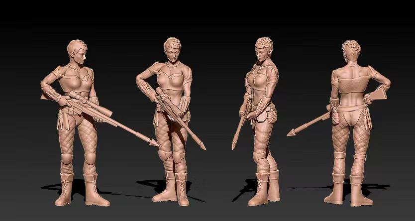 紅警系列之病毒狙擊手3D打印模型