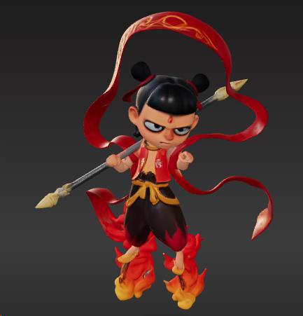 小哪吒3D打印模型