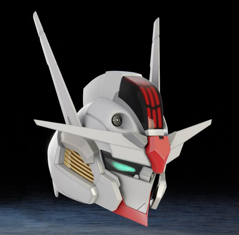 高達(dá)頭盔3D打印模型