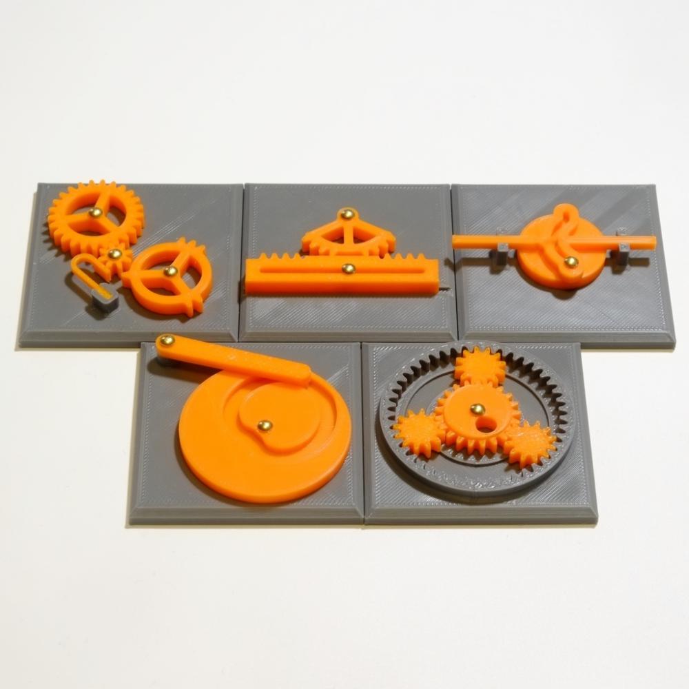 機械傳動結構 043D打印模型