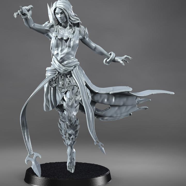 冰女3D打印模型