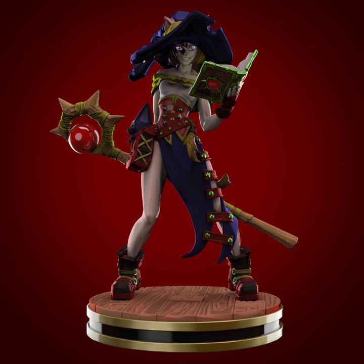 小女巫3D打印模型