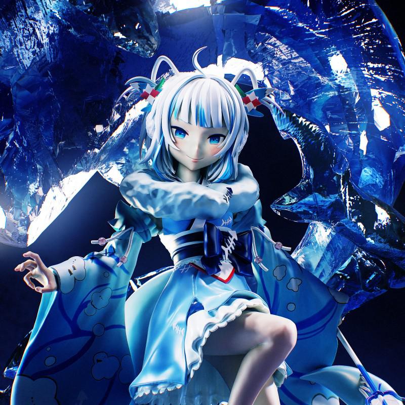 VTuber-噶嗚·古拉3D打印模型