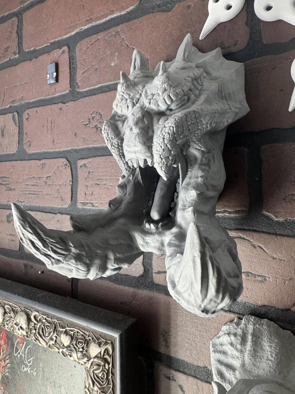 鐵甲龍 頭雕 怪物獵人3D打印模型