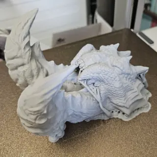 鐵甲龍 頭雕 怪物獵人3D打印模型