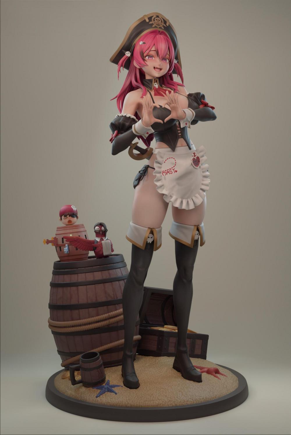 《勝利女神: 妮姬》馬斯特：浪漫女仆3D打印模型