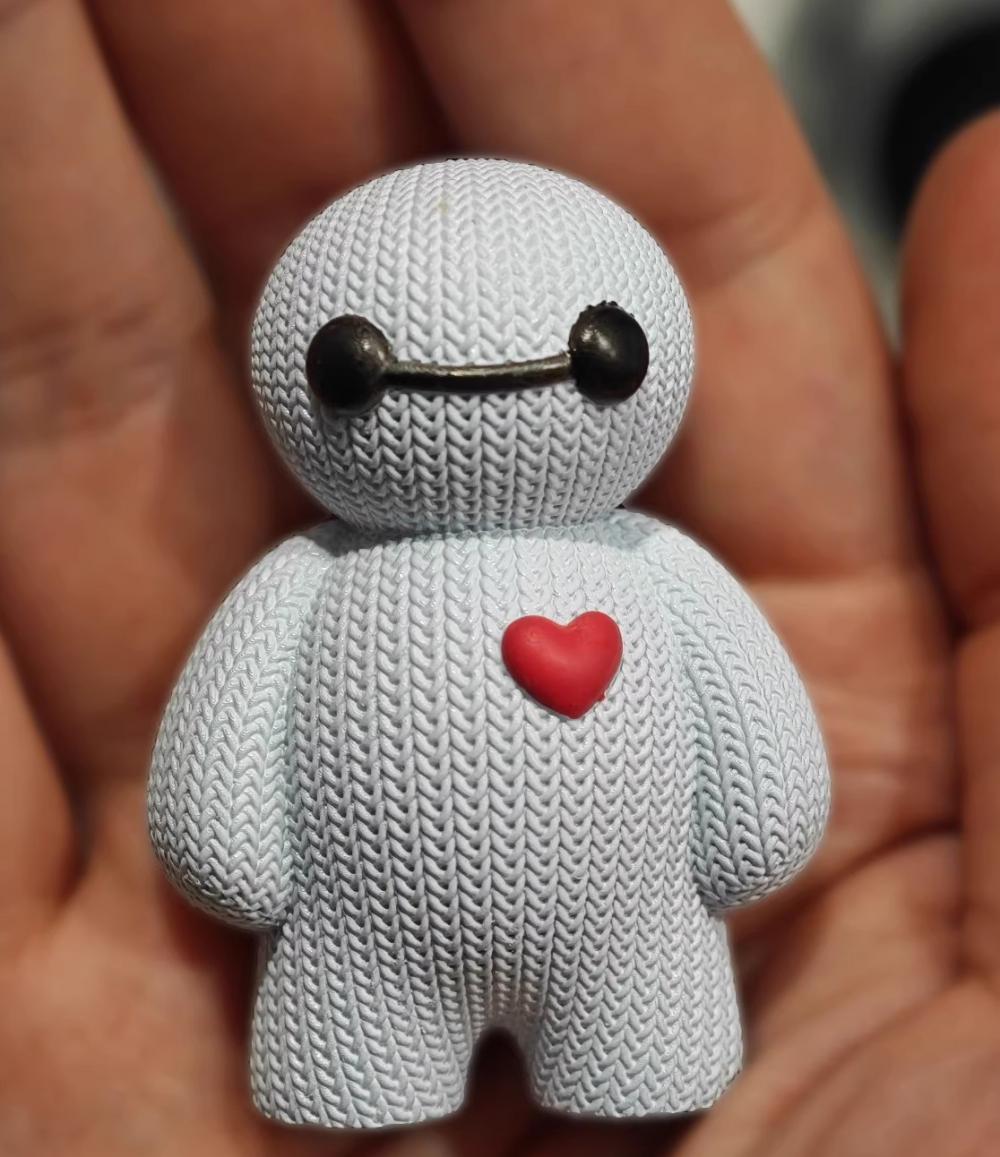 《超能陸戰(zhàn)隊(duì)》大白 針織毛線材質(zhì)3D打印模型