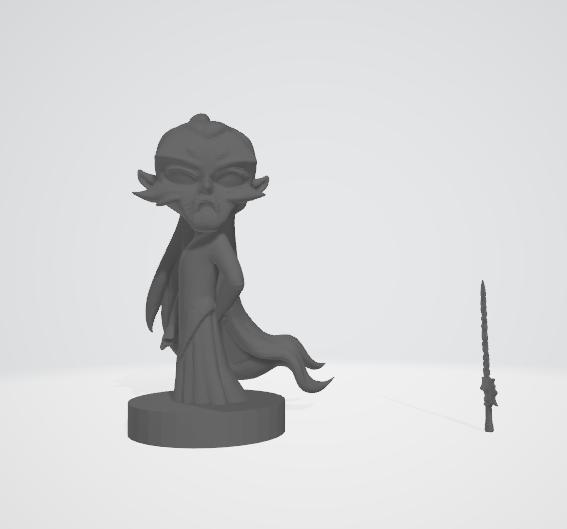 哪吒 申公公3D打印模型