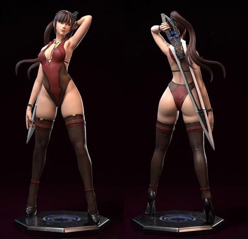 星刃 伊芙 泳裝版3D打印模型