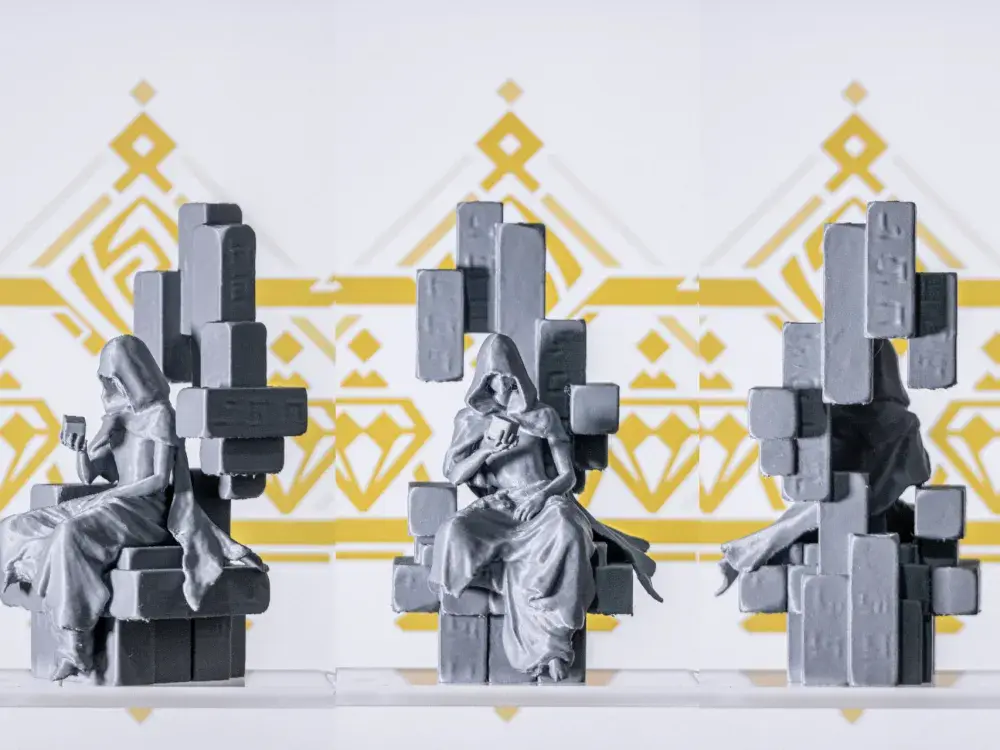 原神 七天神像 巖（無底座）3D打印模型