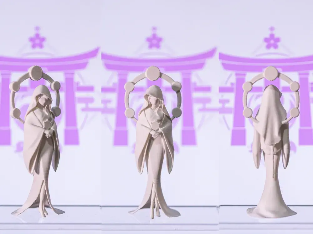 原神 七天神像 6國合集（含底座）3D打印模型