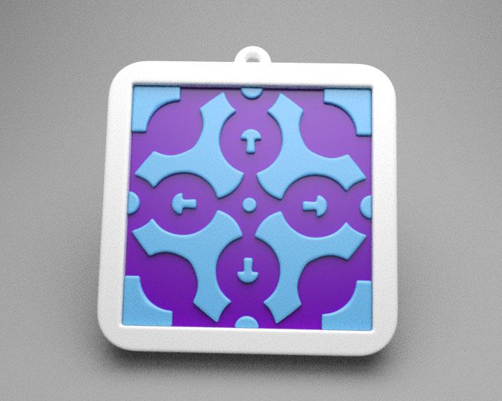 圖案樣式3D打印模型