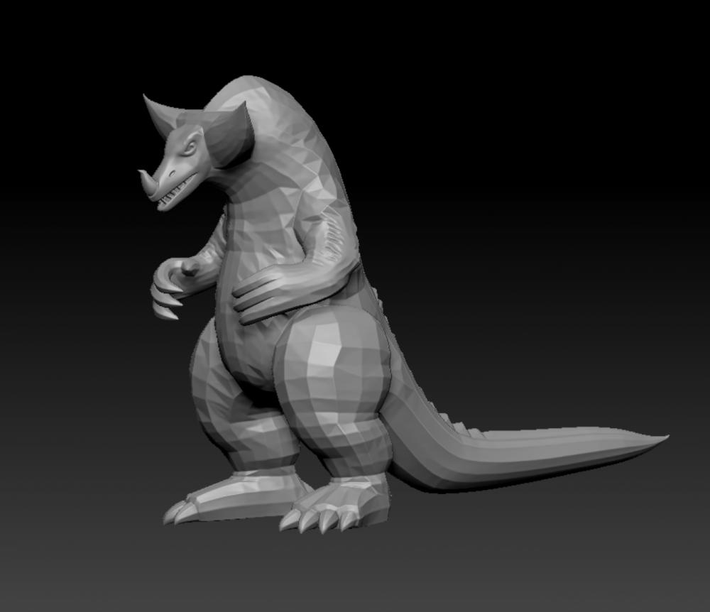 奧特曼怪獸四代哥莫拉3D打印模型