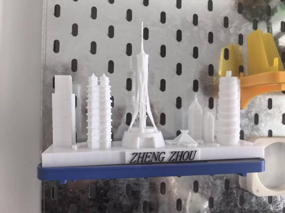 城市天際線——鄭州3D打印模型