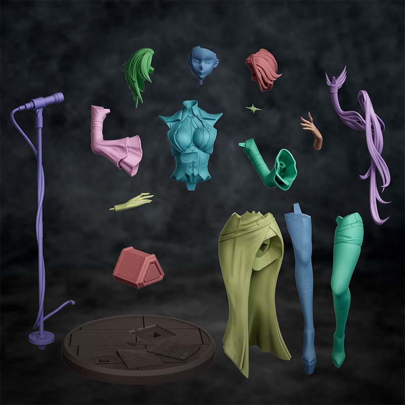 原神 阿蕾奇諾 3D打印模型