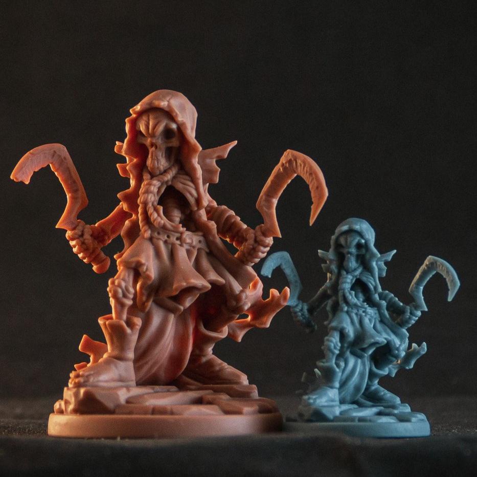 瘋狂的骷髏3D打印模型