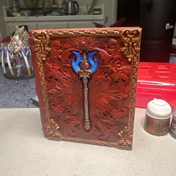 托姆之書收藏盒3D打印模型