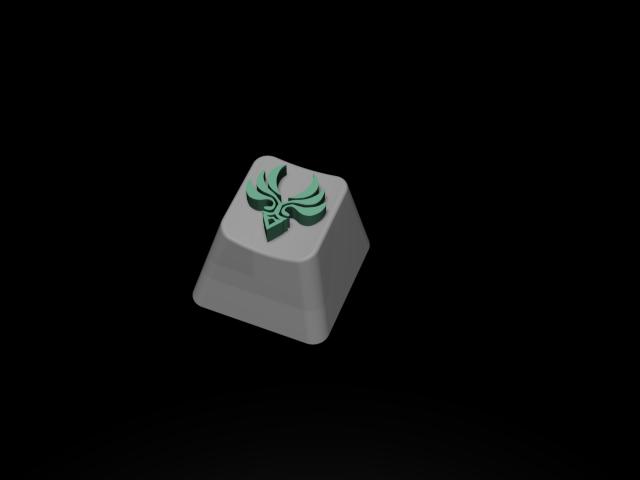原神中的風(fēng)元素鍵帽3D打印模型